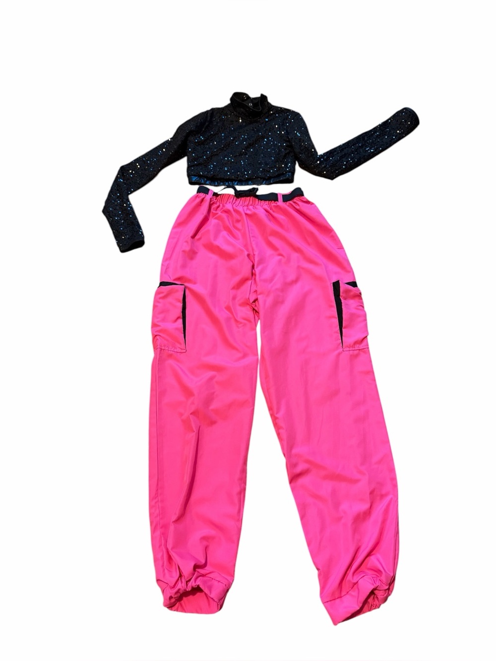 Black and Pink Hip Hop Costume